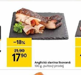 Tesco Anglická slanina lisovaná nabídka