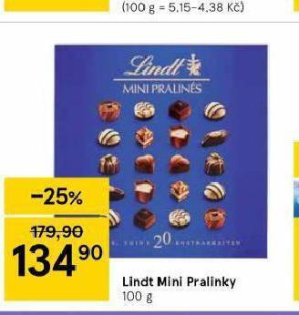 Tesco Lindt mini pralinky nabídka