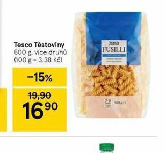 Tesco Tesco těstoviny nabídka