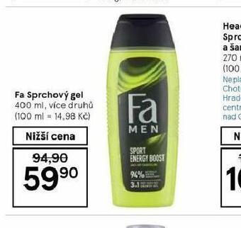 Tesco Fa sprchový gel nabídka