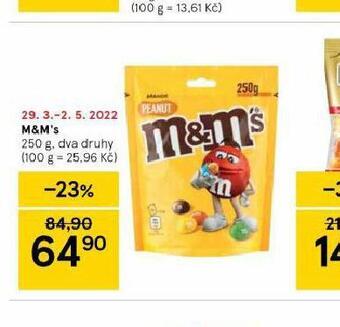 Tesco M&m´s nabídka