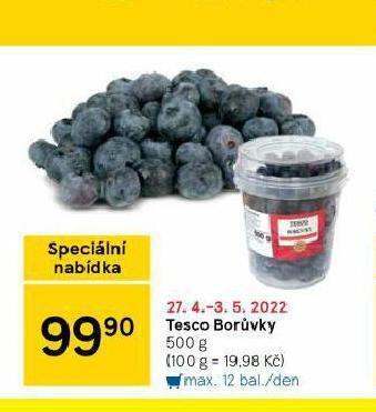 Tesco Tesco borůvky nabídka