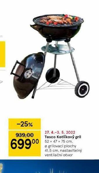 Tesco Tesco kotlíkový gril nabídka