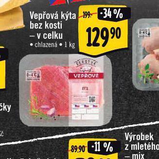 Albert Vepřová kýta bez kosti nabídka