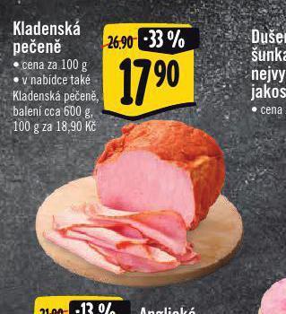 Albert Kladenská pečeně nabídka