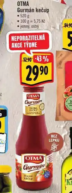 Albert Otma gurmán kečup bez lepku nabídka