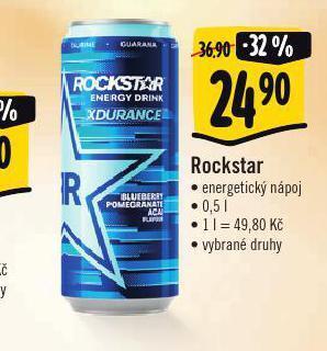 Albert Rockstar energetický nápoj nabídka