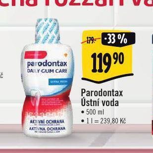 Albert Parodontax ústní voda nabídka