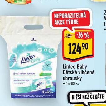Albert Linteo baby dětské vlhčené ubrousky nabídka