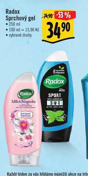 Albert Radox sprchový gel nabídka