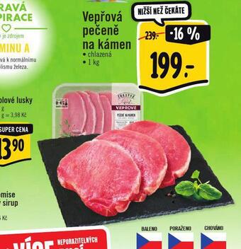 Albert Vepřová pečeně na kámen nabídka