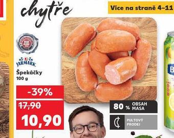 Kaufland Špekáčky nabídka