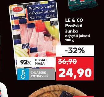 Kaufland Le & co pražská šunka nabídka