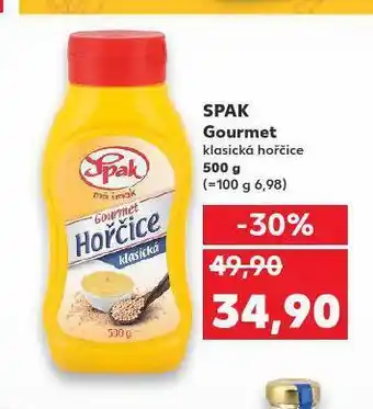 Kaufland Spak gourmet klasická hořčice nabídka