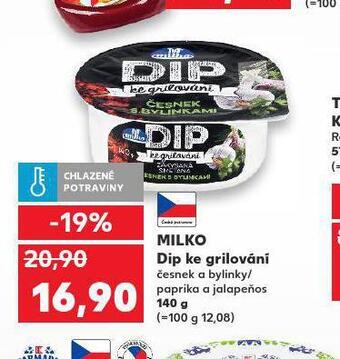 Kaufland Milko dip ke grilování nabídka
