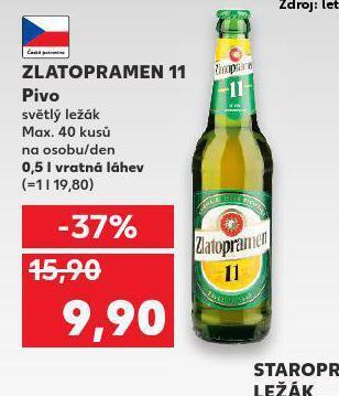 Kaufland Pivo zlatopramen 11 nabídka