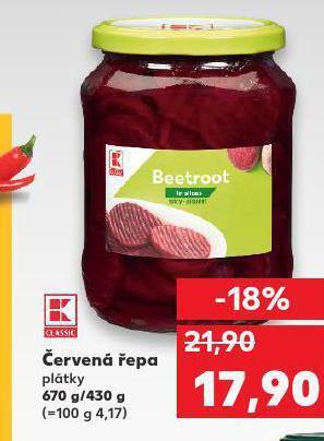 Kaufland Červená řepa nabídka