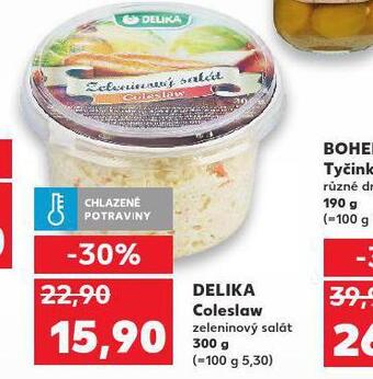 Kaufland Delika coleslaw nabídka