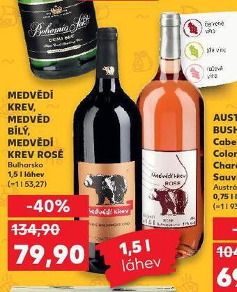 Kaufland Medvědí krev rosé nabídka