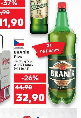 Kaufland Pivo braník nabídka