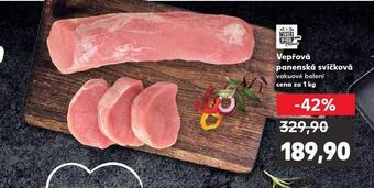 Kaufland Vepřová panenská svíčková nabídka