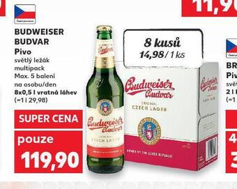 Kaufland Pivo budweiser budvar original nabídka