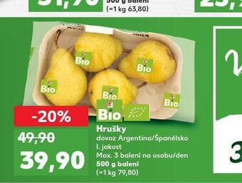 Kaufland Hrušky nabídka