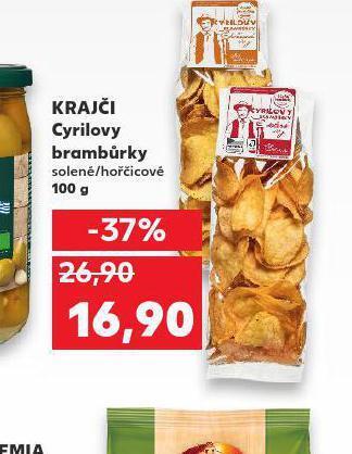 Kaufland Cyrilovy brambůrky nabídka