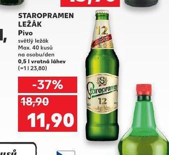 Kaufland Pivo staropramen ležák nabídka