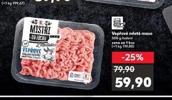 Kaufland Vepřové mleté maso nabídka