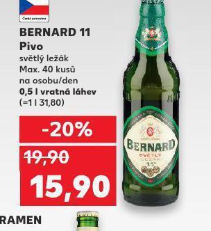 Kaufland Pivo bernard 11 nabídka
