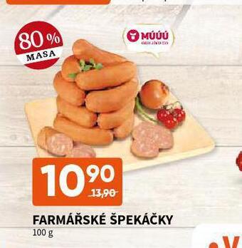 Terno Farmářské špekáčky nabídka