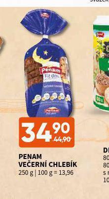 Terno Penam večerní chlebík nabídka