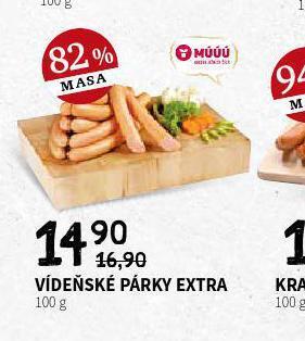 Terno Vídeňské párky extra nabídka