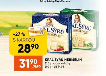 Terno Král sýrů hermelín nabídka