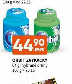 Terno Orbit žvýkačky nabídka