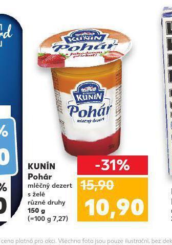 Kaufland Kunín pohár nabídka