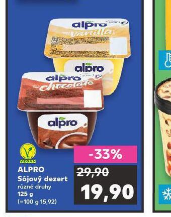 Kaufland Alpro sójový dezert nabídka