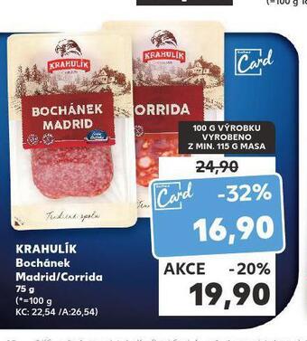 Kaufland Bochánek madrid / corrida nabídka