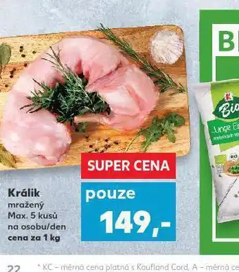 Kaufland Králík mražený nabídka