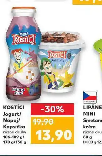 Kaufland Kostíci nápoj nabídka