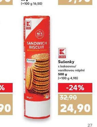 Kaufland Sušenky nabídka