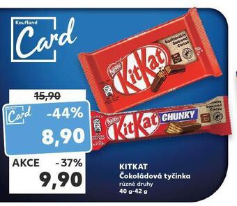 Kaufland Kit kat čokoládová tyčinka nabídka