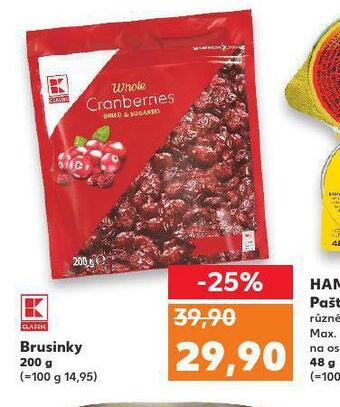 Kaufland Brusinky nabídka