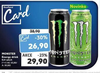 Kaufland Monster energy drink nabídka