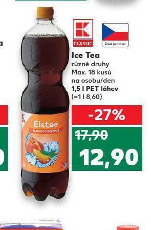 Kaufland Ice tea nabídka