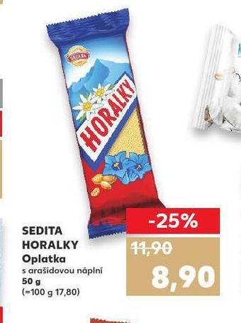 Kaufland Sedita horalky oplatka nabídka