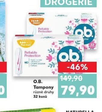 Kaufland O.b. tampony nabídka