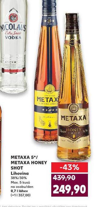 Kaufland Metaxa 5* nabídka