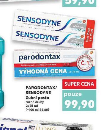 Kaufland Sensodyne zubní pasta nabídka